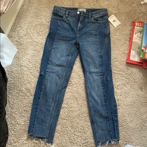 Free People cute cropped jeans!